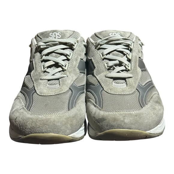 SAS Tripad Comfort Men's Size 13 Gray Suede Mesh Walking Sneakers Made In USA - Picture 2 of 9